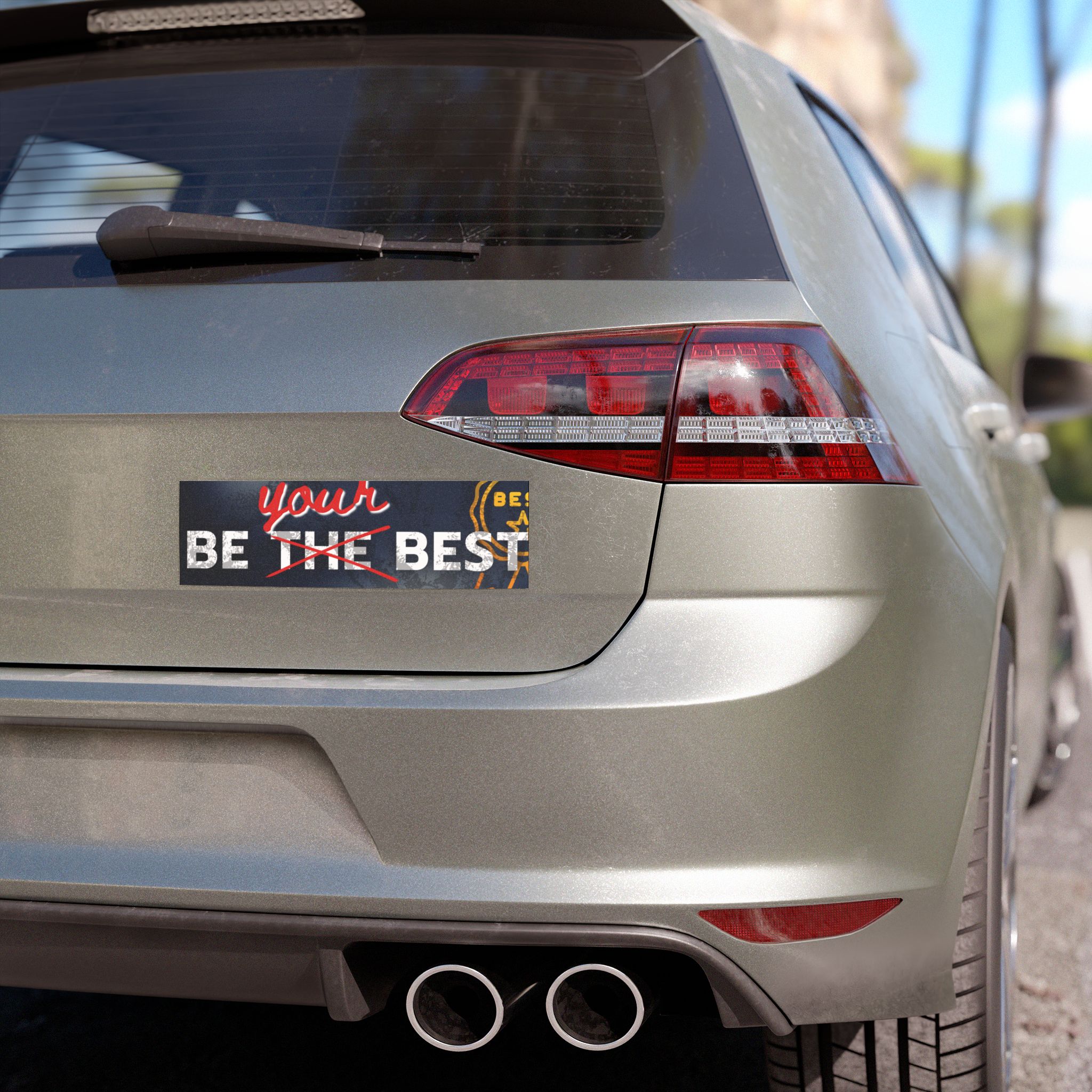 Be Your Best - Car Magnet - Image 2